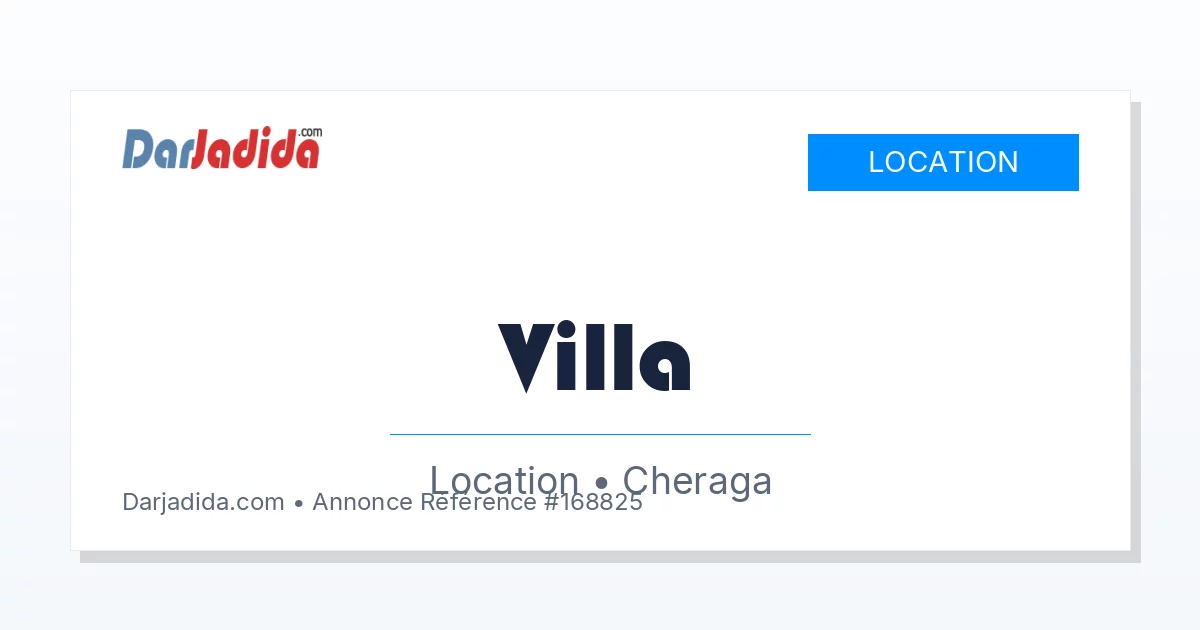 Location Villa  Alger