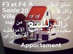  Vente Appartement F4 Saida 