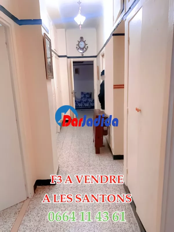 Vente Appartement F3 Quartier Les Santons 04, Rue Noel Dimeglio. Annaba Annaba