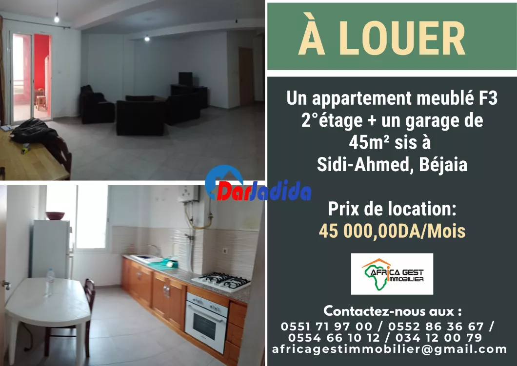 Location Appartement F3 Sidi Ahmed Béjaïa Bejaia