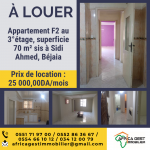 Location Appartement F2 Bejaia
