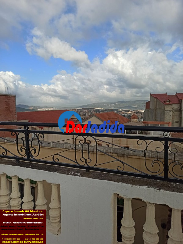 Vente Appartement F4 Tizi-ouzou