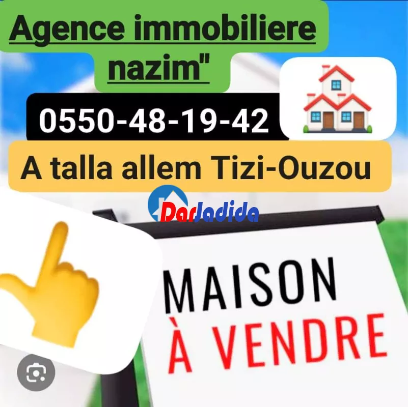 Vente Villa  Tizi-ouzou