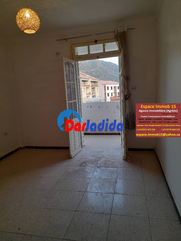 Vente Appartement F3 Tizi-ouzou