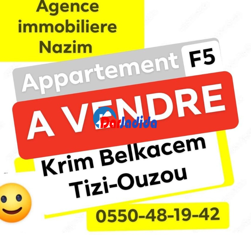 Vente Appartement F5 Tizi-ouzou