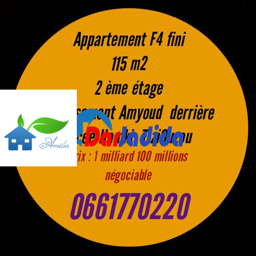 Vente Appartement F4 Tizi-ouzou