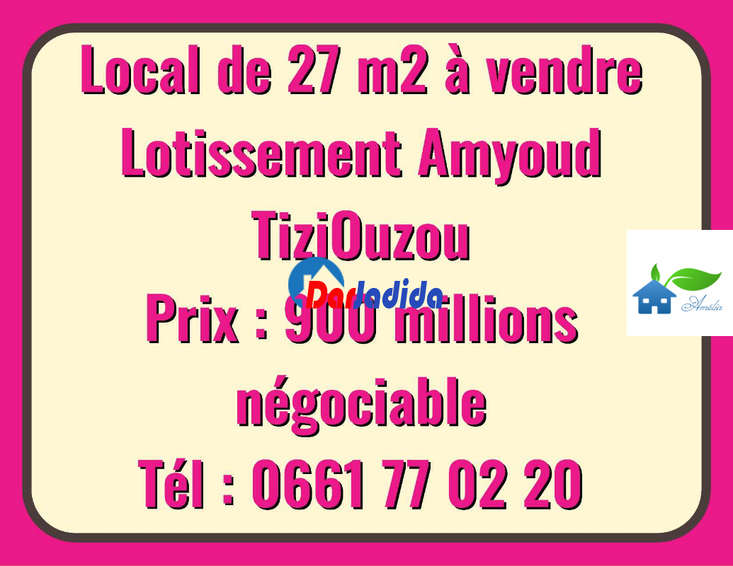 Vente Local  Tizi-ouzou