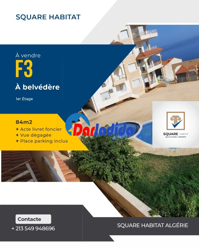 Vente Appartement F3 Bejaia