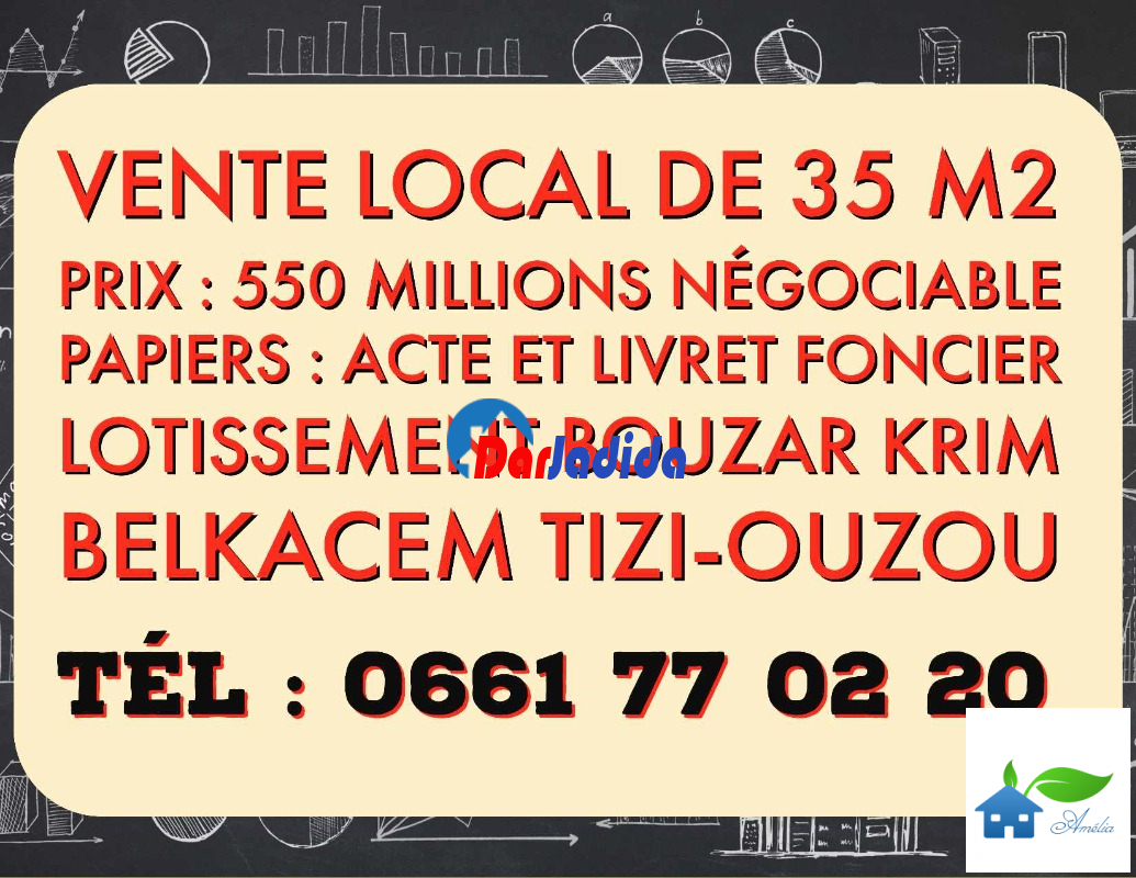 Vente Local  Tizi-ouzou
