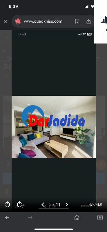 Location Niveau de villa F3 Alger