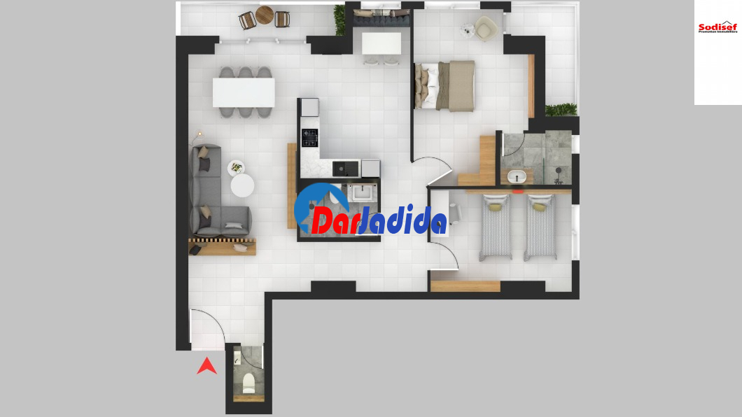 Vente Appartement F3 Oran