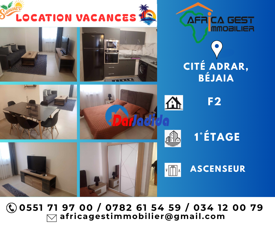 Location vacances Appartement F2 Bejaia