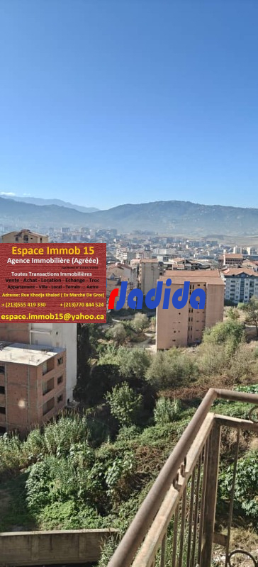 Vente Appartement F3 Tizi-ouzou