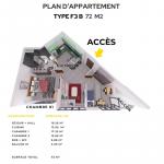 Vente Appartement F3 Mostaganem