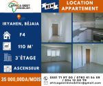 Location Appartement F4 Bejaia