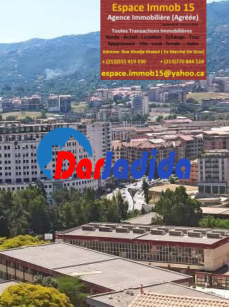 Vente Appartement F4 Tizi-ouzou