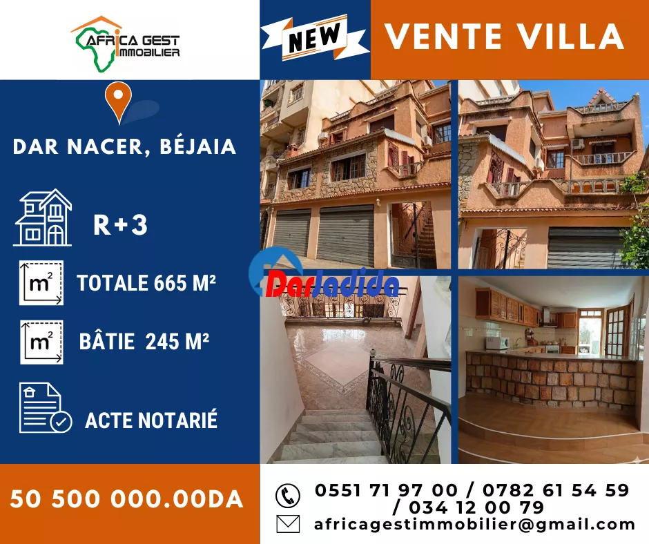 Vente Villa  Bejaia