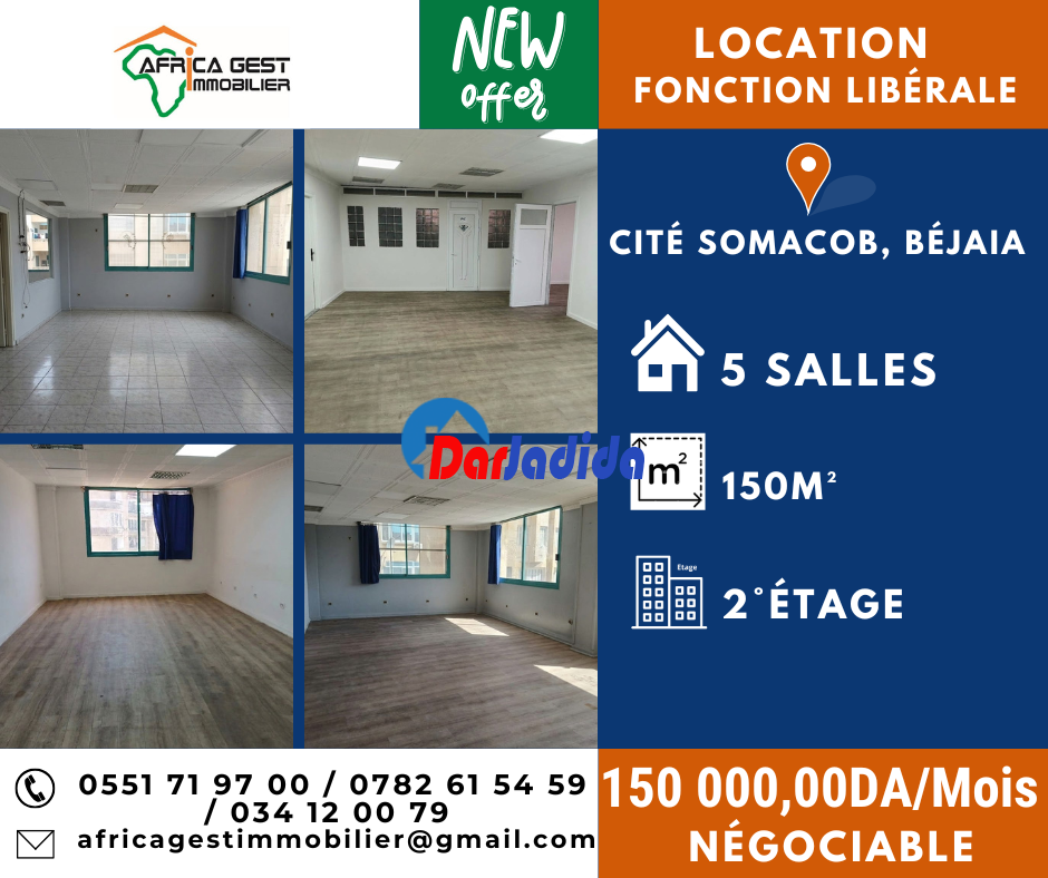 Location Bureaux F4 Bejaia