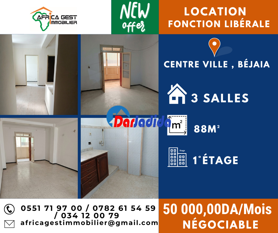 Location Appartement F4 Bejaia