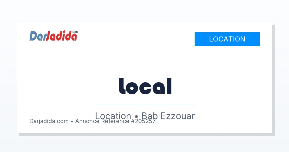 Location Local  Alger