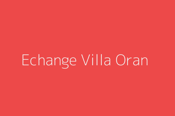 Echange Villa F4 Oran