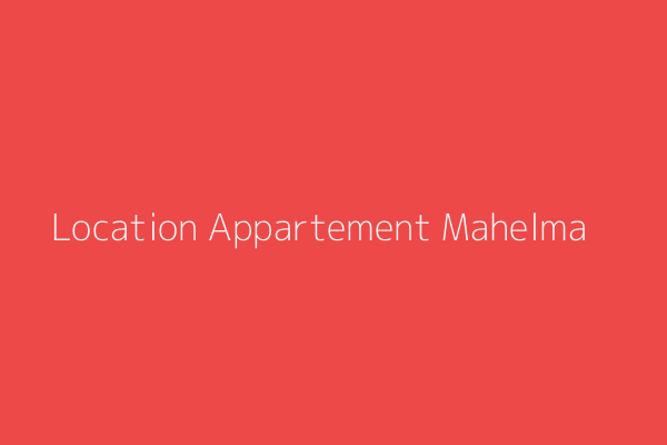 Location Appartement F4 Mahalma Mahelma Alger
