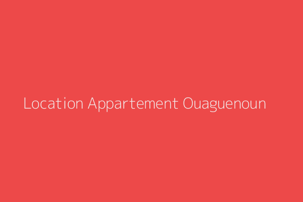 Location Appartement  Tamda Ouaguenoun Tizi-Ouzou
