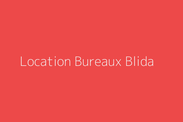Location Bureaux  Blida