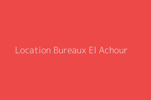 Location Bureaux  Alger