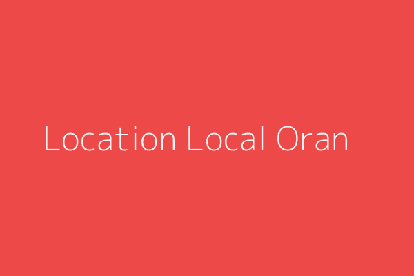 Location Local  Oran
