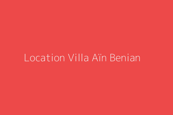 Location Villa  Alger