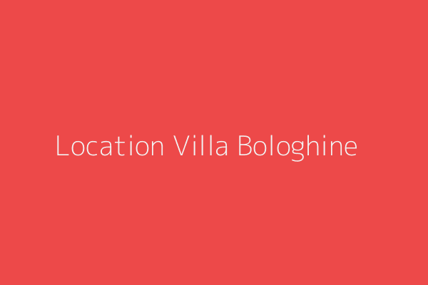 Location Villa  Alger