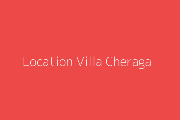 Location Villa F6 Alger
