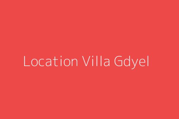 Location Villa F6 Oran