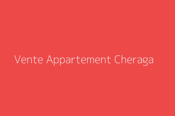 Vente Appartement F5 Cité alioua foudil cheraga N°1241 alger Cheraga Alger